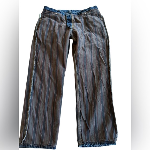 Carhartt Mens Relaxed Fit Straight Flannel-Lined Mid Rise 5-Pocket Jeans 38 x 30 - Picture 12 of 14